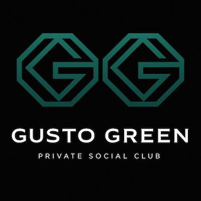 Logo du club de cannabis Gusto Green Barcelone